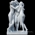 outdoor garden decoration stone carving sexy marble nude woman statue